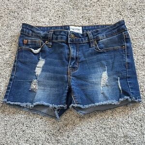 Hudson Jeans Blue Distressed Kids Shorts